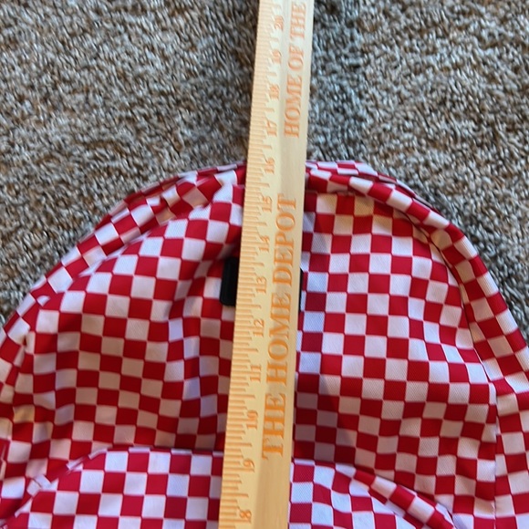 Vans Red Checkered Book bag see pics for measurements - Picture 6 of 11
